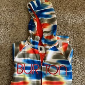 BURTON ZIP UP HOODIE